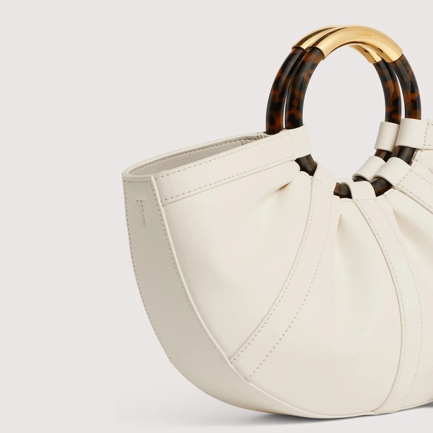 Torebka crossbody damska skórzana duża Coccinelle E1U5A180201 N17 Mleczna (800070354220) - obraz 5