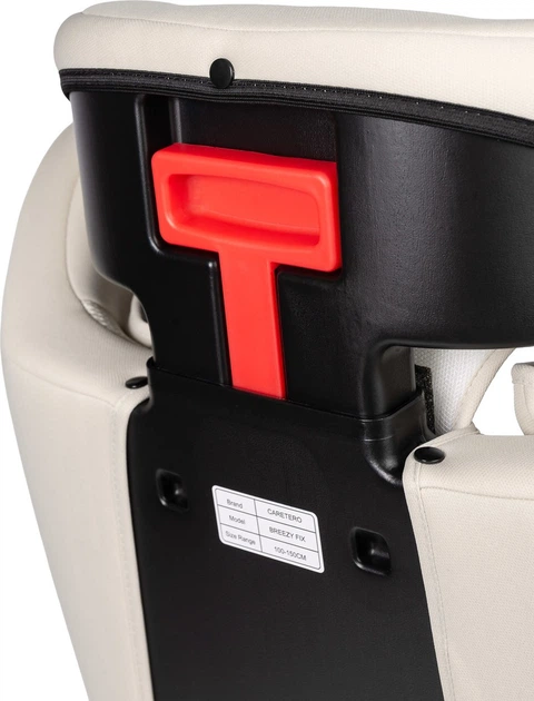 Fotelik samochodowy Caretero Breezy Fix I-Size Isofix beżowe 100–150 cm (5903076323590) - obraz 12