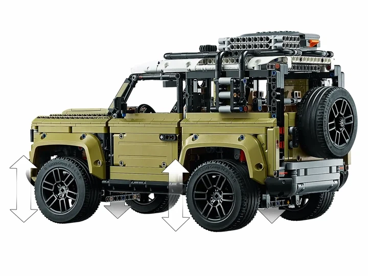 Конструктор джип Land Rover Defender позашляховик на 2573 деталі - изображение 3