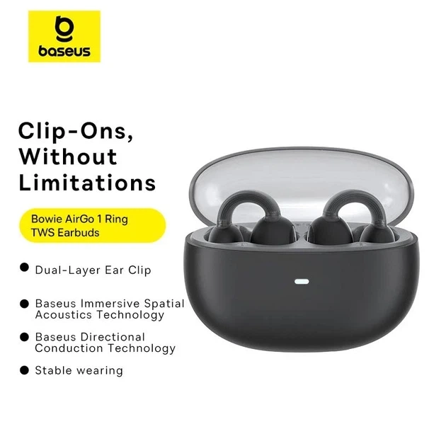 Бездротові навушники Baseus AirGo 1 Ring A00069201113-00 Black - зображення 7