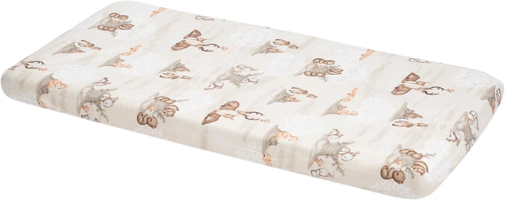 Prześcieradło dziecięce Sensillo Zagajnik 60x120 cm Beżowe (5908310398594) - obraz 2