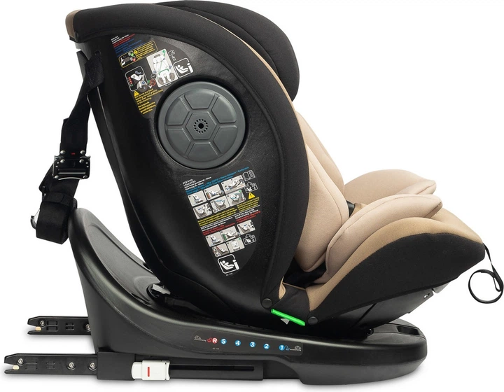 Автокрісло Caretero Mokki I-Size Isofix бежеве 40–150 см (5908310396170) - зображення 11