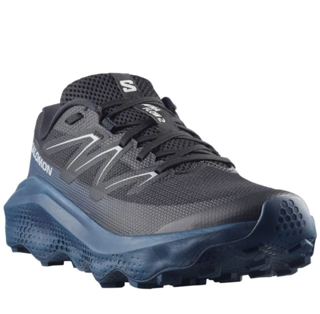 Чоловічі трейлові кросівки Salomon Ultra Flow 2 M L49221600 43 1/3, чорний/синій - Фото 2 Чоловічі трейлові кросівки Salomon Ultra Flow 2 M L49221600 43 1/3, чорний/синій - зображення 2