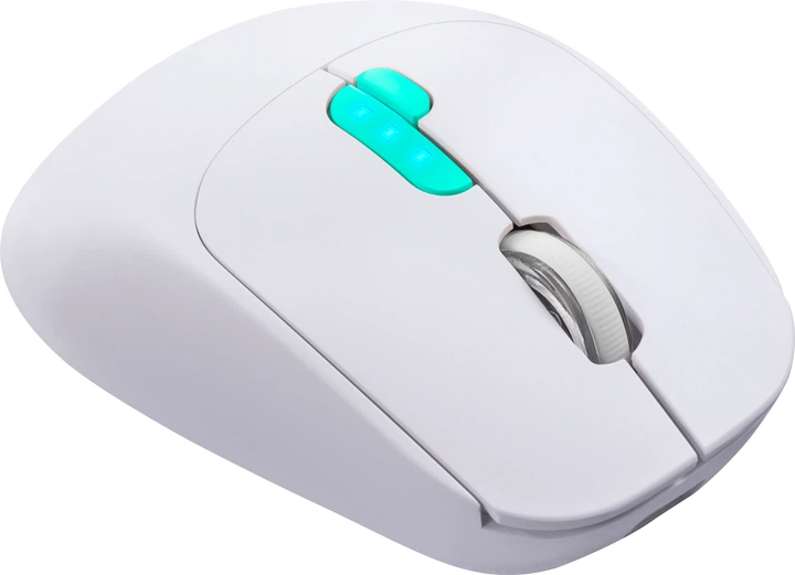 Mysz Defender Nitta MM-307 Wireless/Bluetooth White (4745090825459) - obraz 3