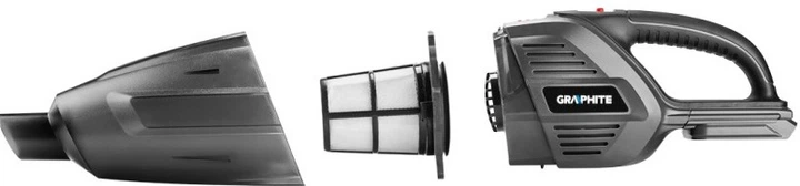 Odkurzacz ręczny 2 w 1 Graphite Energy+ 18V 58G097 (5902062065391) - obraz 2