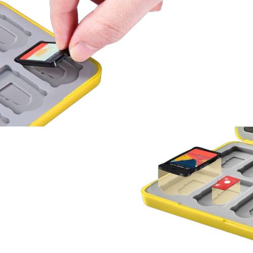 Etui na karty gier Nintendo Switch Funlab 24 sloty Żółte HRF1334 (6978095910686) - obraz 5