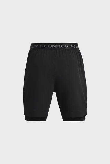 Чоловічі чорні шорти UA Vanish Woven 2in1 Sts Under Armour S 1373764-002 - Фото 7 Чоловічі чорні шорти UA Vanish Woven 2in1 Sts Under Armour S 1373764-002 - изображение 7