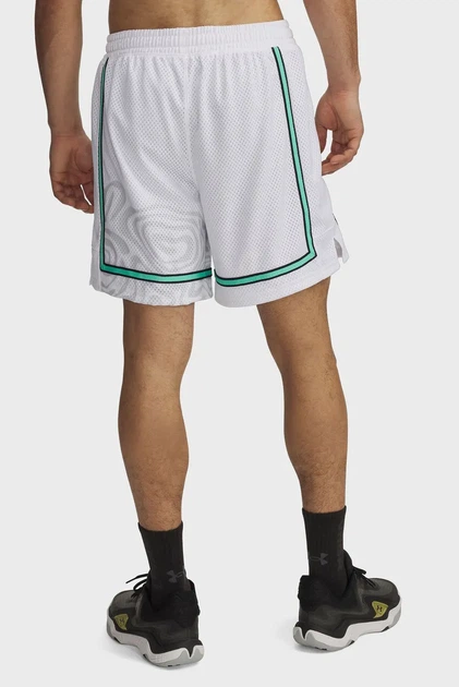 Чоловічі білі шорти Zone Pro 7 Mesh Shrt 7 Mesh Prntd Under Armour XXL 6000365-100 - Фото 3 Чоловічі білі шорти Zone Pro 7 Mesh Shrt 7 Mesh Prntd Under Armour XXL 6000365-100 - изображение 3