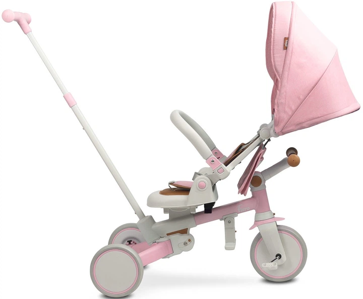 Rowerek trójkołowy Toyz Faro 3 w 1 Różowy (5908310397320) - obraz 4