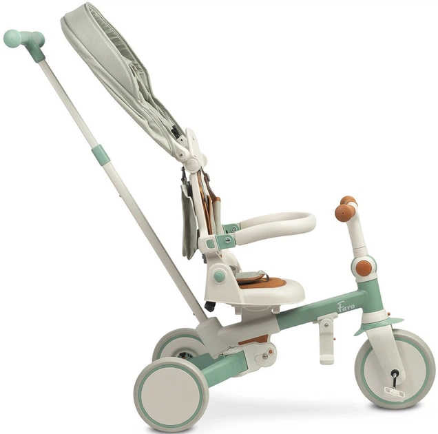 Триколісний велосипед Toyz Faro 3 в 1 Зелений (5908310397306) - зображення 6