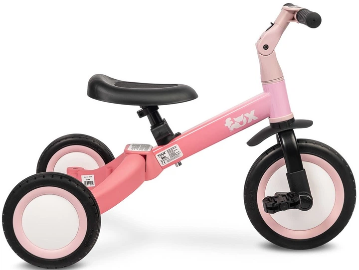 Rowerek trójkołowy Toyz Fox 4 w 1 Różowy (5903076322319) - obraz 10