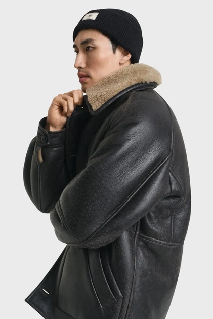 Чоловіча чорна шапка BLEND Gant OS 9910049 - Фото 2 Чоловіча чорна шапка BLEND Gant OS 9910049 - изображение 2