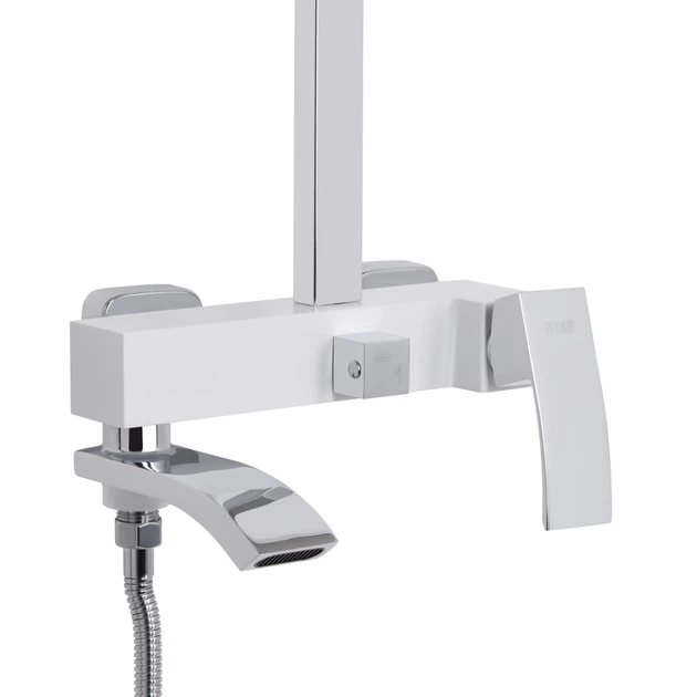 Душова система Qtap Swan Cascada з тропічним душем, латунь, хром (QTSWA111CRW45570) - зображення 2