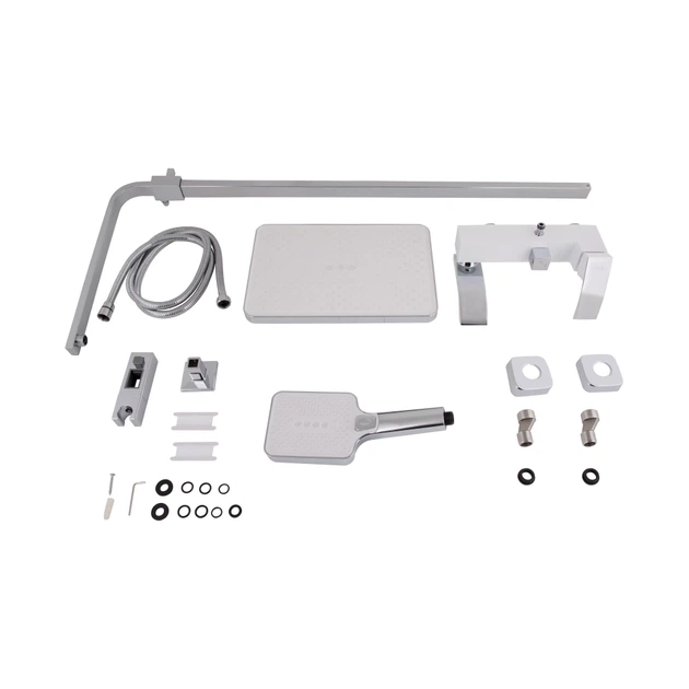Душова система Qtap Swan Cascada з тропічним душем, латунь, хром (QTSWA111CRW45570) - зображення 7