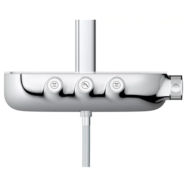 Душова система Grohe Rainshower System Smart Control 360 DUO з термостатом, латунь, хром/білий (26250LS0) - зображення 9