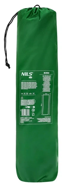 Килимок самонадувний Nils Camp Зелений NC4050 (5908261688416) - зображення 4