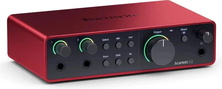 Аудіоінтерфейс Focusrite Scarlett 2i2 Studio 4th Gen (MOSC0033) - зображення 2