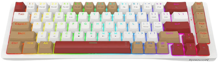 Клавіатура бездротова Redragon K677WLR-RGB-PRO Rammus (6950376721655) - зображення 4