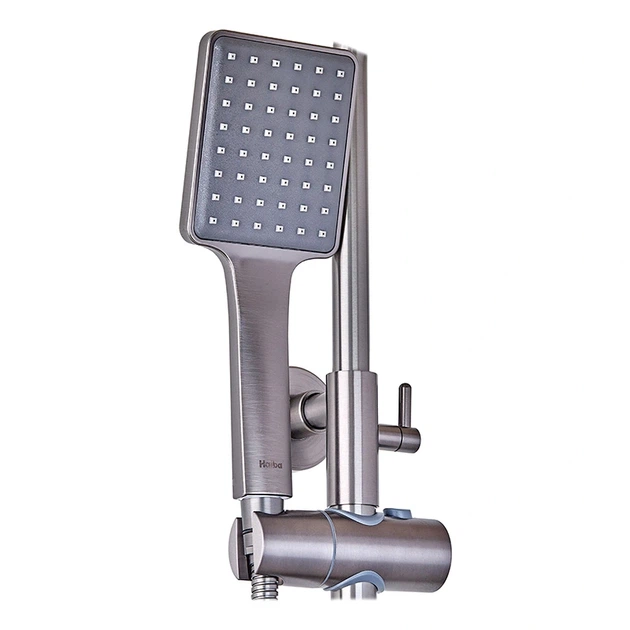 Душева колона із змішувачем Haiba Kubus 009-J Graphite (HB4005) (00150102) - зображення 3
