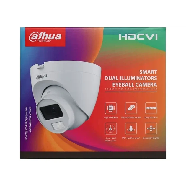 2МП HDCVI видеокамера Dahua DH-HAC-HDW1200CLQP-IL-A (2.8мм) - изображение 7