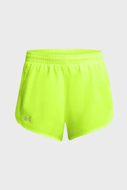 Жіночі жовті шорти UA Fly By 3'' Shorts Under Armour MD 1382438-731 - Фото 5 Жіночі жовті шорти UA Fly By 3'' Shorts Under Armour MD 1382438-731 - зображення 5