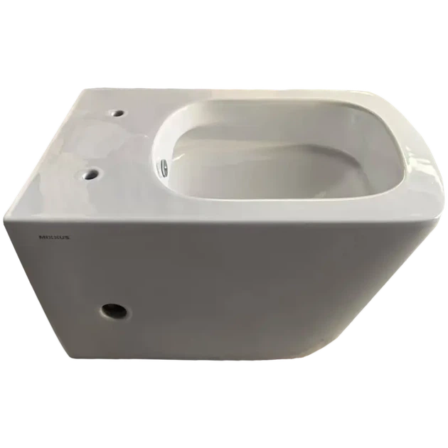 Унітаз-біде підвісний RIMLESS з сидінням білий Mixxus Premium QUADRO MP6658 (00150296) - изображение 2
