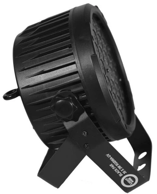 Reflektor sceniczny Light4Me Black PAR 30x3W RGBA-UV LED (5907780147756) - obraz 3