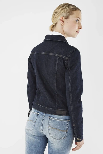 Жіноча темно-синя джинсова куртка NATHALIE Denim Jacket Mexx M BM0506019-01W - Фото 3 Жіноча темно-синя джинсова куртка NATHALIE Denim Jacket Mexx M BM0506019-01W - изображение 3