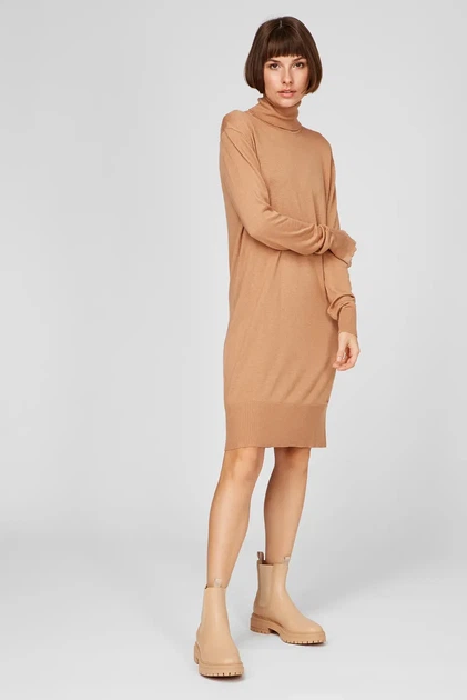 Жіноча бежева сукня EDNA Pepe Jeans XS PL701766 - Фото 3 Жіноча бежева сукня EDNA Pepe Jeans XS PL701766 - изображение 3