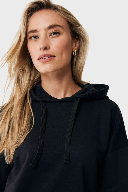 Жіноче чорне худі Mexx L MF007503343W - изображение 4
