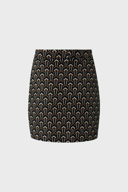 Жіноча жакардова спідниця з візерунком Jacquard geo mini skirt Mexx M MF007403051W - Фото 5 Жіноча жакардова спідниця з візерунком Jacquard geo mini skirt Mexx M MF007403051W - зображення 5