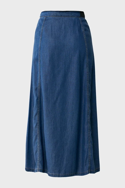 Жіноча темно-синя джинсова спідниця Denim wrap skirt Mexx 34 MF007400751W - Фото 6 Жіноча темно-синя джинсова спідниця Denim wrap skirt Mexx 34 MF007400751W - изображение 6