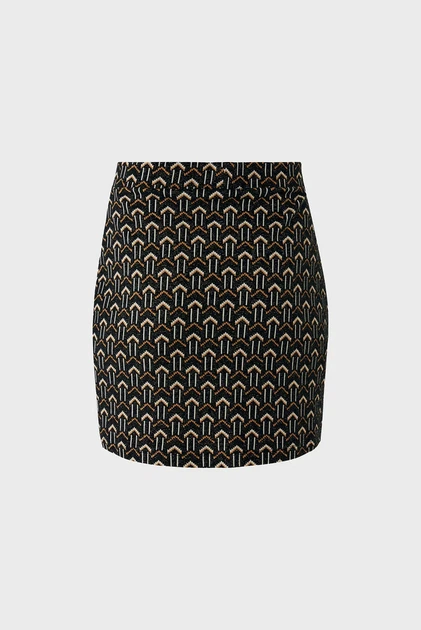 Жіноча жакардова спідниця з візерунком Jacquard geo mini skirt Mexx M MF007403051W - Фото 6 Жіноча жакардова спідниця з візерунком Jacquard geo mini skirt Mexx M MF007403051W - зображення 6