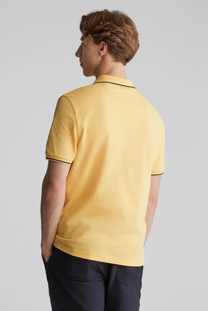 Чоловіче жовте поло TIPPING SS PIQUE POLO Gant M 2062034 - изображение 3