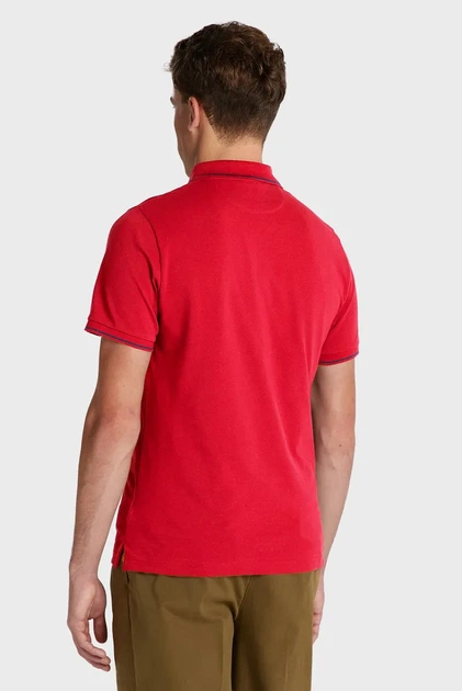 Чоловіче червоне поло TIPPING SS PIQUE POLO Gant M 2062034 - изображение 2