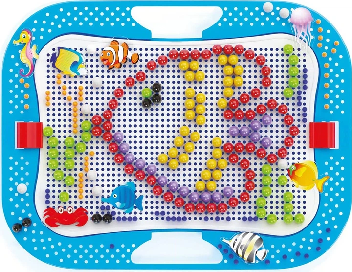 Mozaika dla dzieci Quercetti Ocean Fun Fish and Pegs (8007905009697) - obraz 4