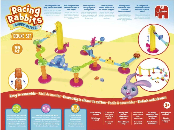 Гоночна траса Jumbo Racing Rabbits Deluxe Set 2051765 (8721017600190) - зображення 6