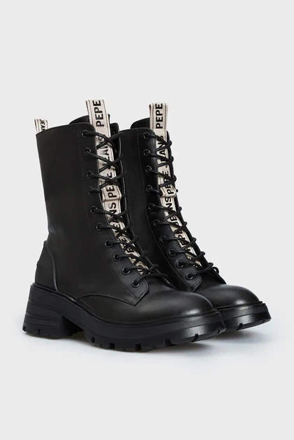 Жіночі чорні черевики SODA BLOCK Pepe Jeans 36 PLS50487 - изображение 3