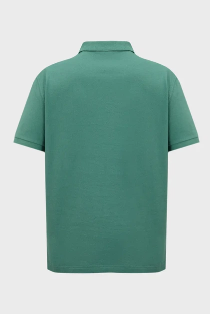 Чоловіче зелене поло SLIM SHIELD SS PIQUE POLO Gant L 2220 - изображение 2