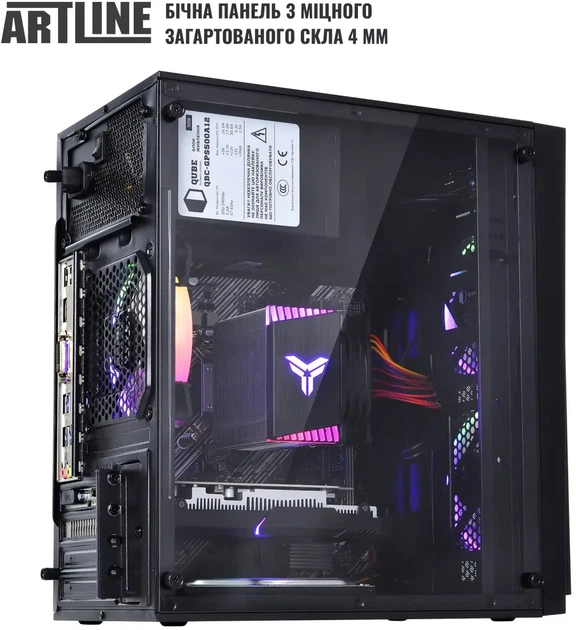Компьютер ARTLINE Gaming X43 (X43v80) AMD Ryzen 5 3600 / RAM 16 ГБ / SSD 1 ТБ / AMD Radeon RX 550, 4 ГБ - изображение 12