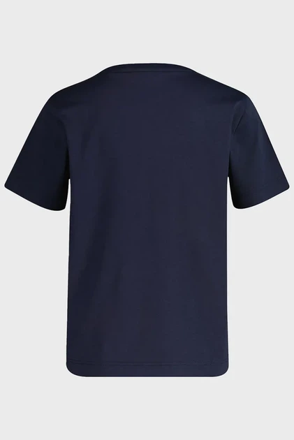 Жіноча темно-синя футболка REG GRAPHIC SS T-SHIRT Gant XS 4201554 - изображение 2