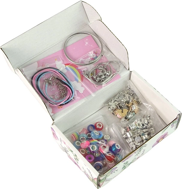 Набір для виготовлення браслетів LEAN Toys 90 намистин 14866 (5905515353311) - зображення 2