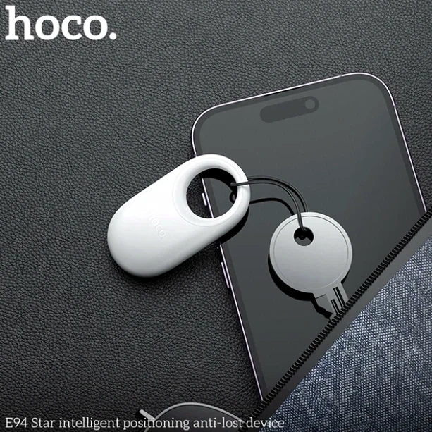 Поисковый трекер Hoco E94 Star Bluetooth черный ABS-пластик для поиска вещей с водонепроницаемым корпусом - Фото 5 Поисковый трекер Hoco E94 Star Bluetooth черный ABS-пластик для поиска вещей с водонепроницаемым корпусом - изображение 5