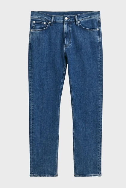 Чоловічі сині джинси REG CLEAN WASH GANT JEANS Gant 31-32 1000423 - Фото 6 Чоловічі сині джинси REG CLEAN WASH GANT JEANS Gant 31-32 1000423 - изображение 6