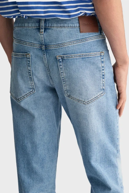 Чоловічі блакитні джинси REGULAR Gant 32-32 1000261 - изображение 5
