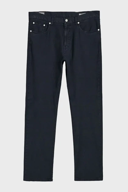 Чоловічі темно-сині лляні джинси REG COT/LINEN JEANS Gant 31-32 1000306 - Фото 6 Чоловічі темно-сині лляні джинси REG COT/LINEN JEANS Gant 31-32 1000306 - зображення 6