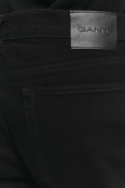 Чоловічі чорні джинси REGULAR STAY BLACK JEANS Gant 31-32 1000406 - Фото 5 Чоловічі чорні джинси REGULAR STAY BLACK JEANS Gant 31-32 1000406 - изображение 5