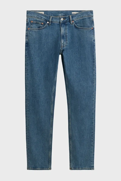 Чоловічі сині джинси SLIM CLEAN WASH GANT JEANS Gant 32-32 1000422 - зображення 6