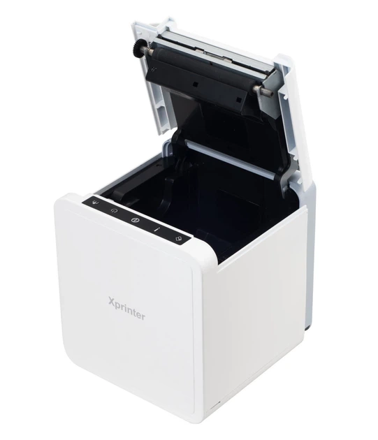 Принтер чеков Xprinter XP-T890H 80 мм USB+LAN+RS232 белый, термопринтер с автообрезкой, 203 dpi, до 300 мм/с - изображение 6