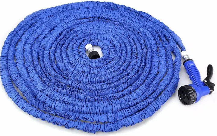 Шланг для поливу 60 м + розпилювач V-HOSE, Синій / Садовий поливальний шланг (L) - Фото 5 Шланг для поливу 60 м + розпилювач V-HOSE, Синій / Садовий поливальний шланг (L) - изображение 5